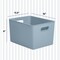 Superio Plastic Storage Container Bins, Organizer Baskets, Boxes for Organizing Closet Shelves Drawer Shelf